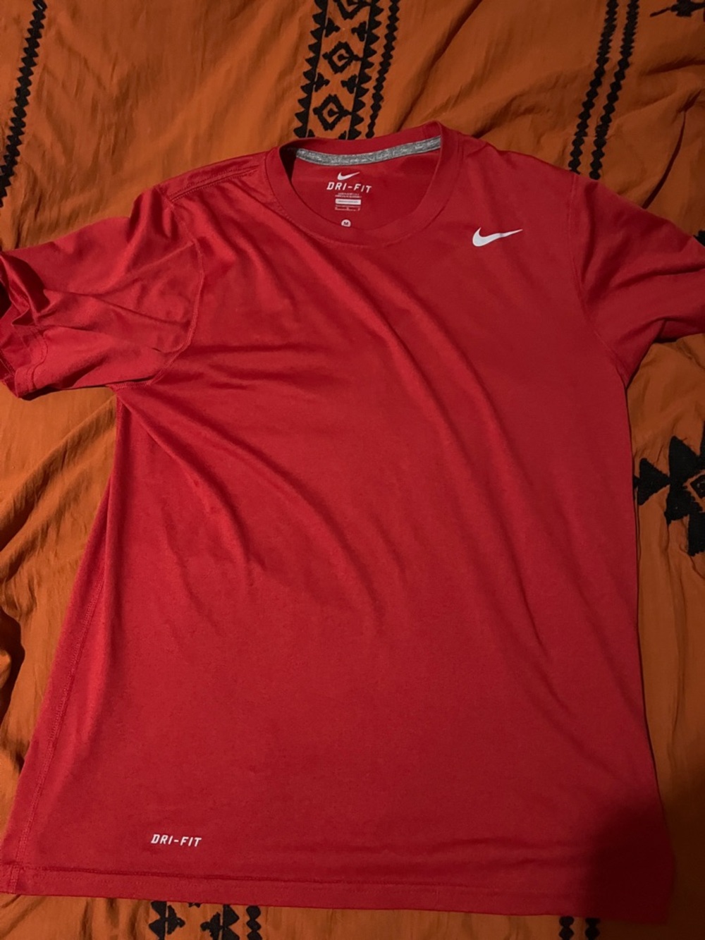 Nike Red Dri-FIT Short Sleeve Performance Tee
